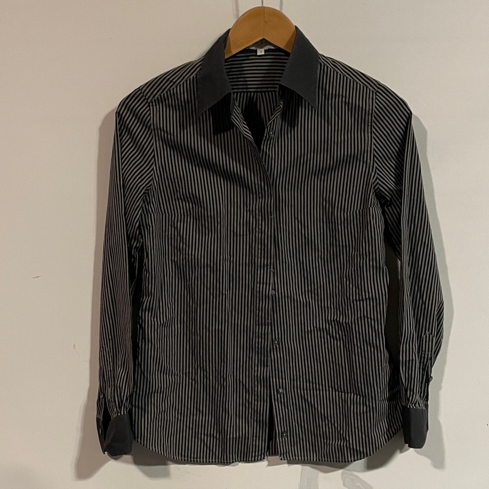 Paul & Joe Paris Black and White Striped Men's Shirt